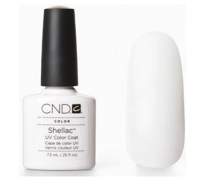 40501 Cream Puff Гель-лак Creative Shellac Ярко-Белый цвет