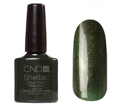 40547 Pretty Poison Гель-лак Creative Shellac Темно-изумрудный